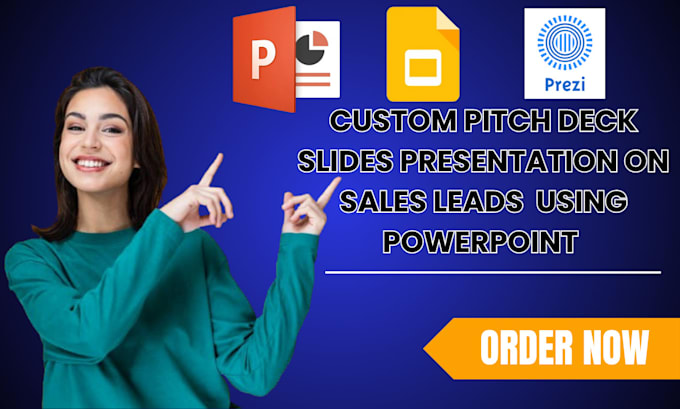 Gig Preview - Do custom pitch deck presentation, pitch deck slides design using powerpoint