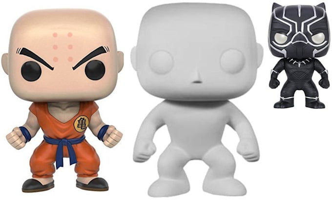 Bestseller - design custom 3d funko pop, 3d minature, 3d model, character model for printing