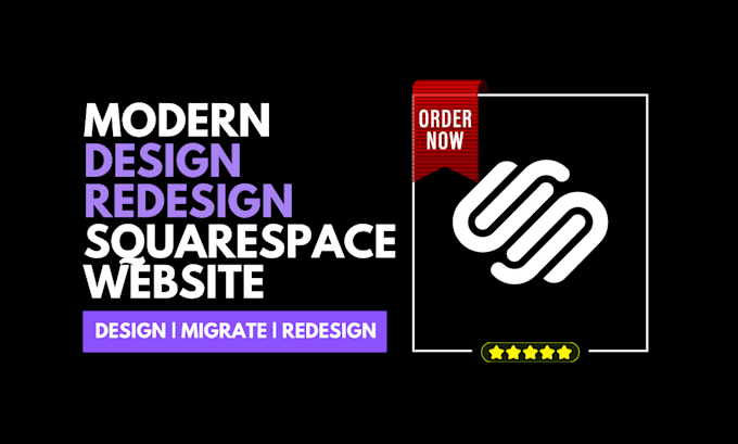 Gig Preview - Do modern squarespace website design, redesign squarespace