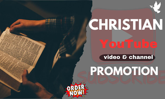 Gig Preview - Do organic youtube christian promotion increase subscriber christian channel