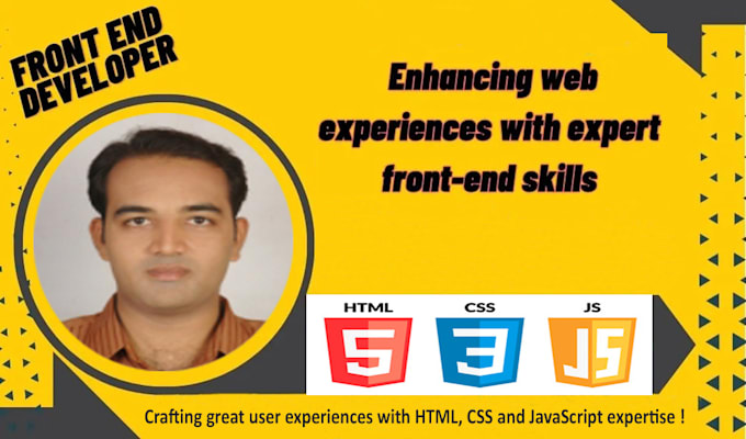 Gig Preview - Code html CSS and javascript as front end web developer