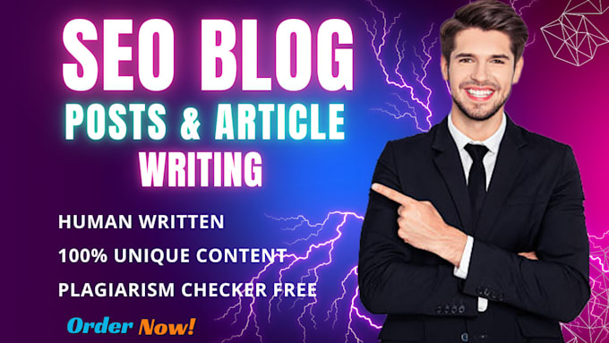 Gig Preview - Be your SEO content writer ,blog post and article writer