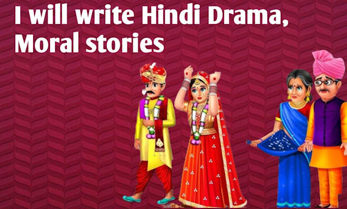 Gig Preview - Write hindi creative drama, moral stories