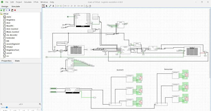 Gig Preview - Do dld,circuit designing in logisim,multisim,ltspice,digital,verilog,vhdl coding