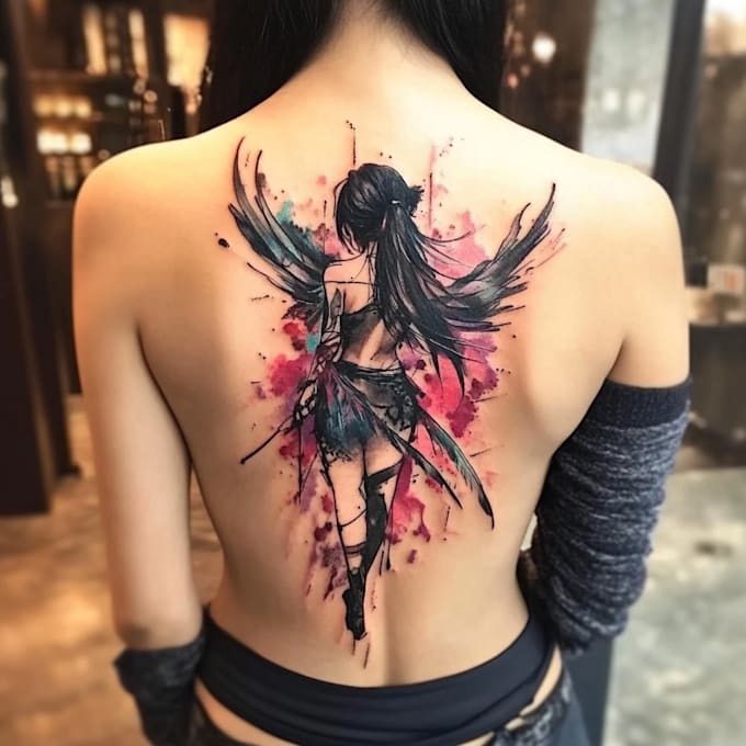 Bestseller - desing a manga or anime tattoo from your imagination