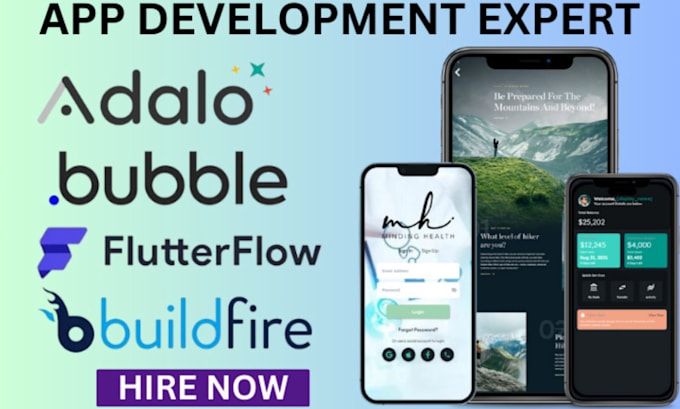 Gig Preview - Develop scalable mobile dating apps with flutter, flutterflow, adalo, bubble fix