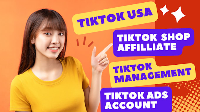 Gig Preview - Fix and setup usa tiktok shop tiktok affiliate account usa tiktok account