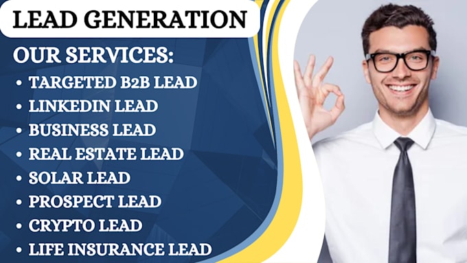 Gig Preview - Provide b2b lead generation for any industry