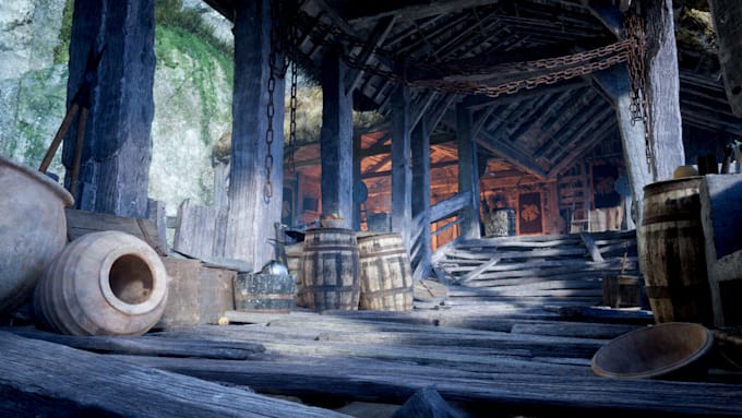 Bestseller - do unreal engine environment level design 3d game environment 3d scene in ue5