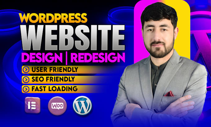 Gig Preview - Design, redesign, revamp, clone, maintain, or update your wordpress website