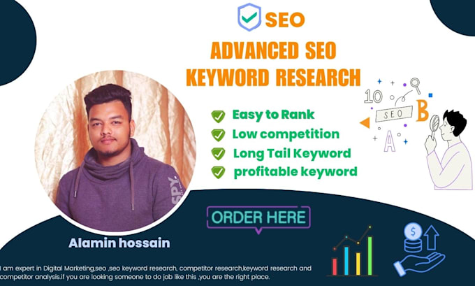 Gig Preview - Do advanced SEO keyword research and competitor analysis