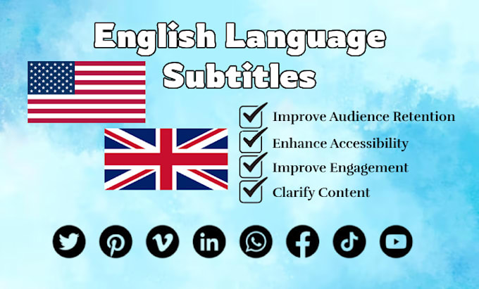 Gig Preview - Create engaging subtitles or captions for your video