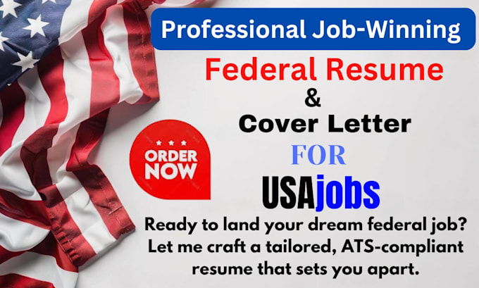 Gig Preview - Craft you a federal resume executive resume, and cover letter for usajobs