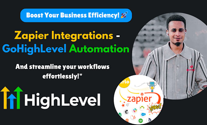 Bestseller - set up zapier integrations for gohighlevel automation workflows and sales funnel