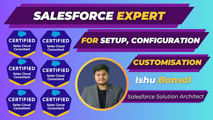 Gig Preview - Be salesforce expert for setup, configuration and customization