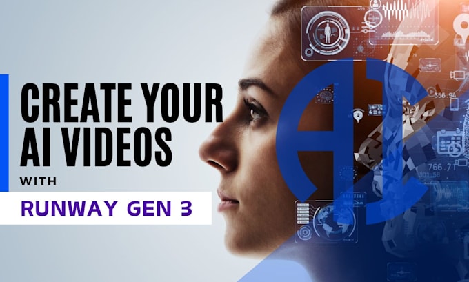 Gig Preview - Create professional ai videos with runway ai gen 3 midjourney kling ai videos