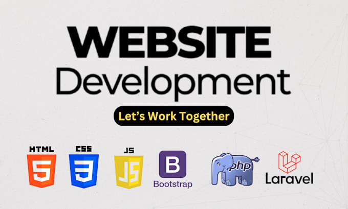 Gig Preview - Do website development as full stack web developer