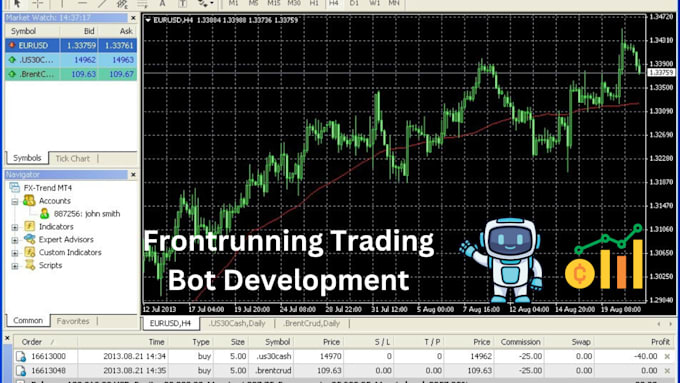 Gig Preview - Develop crypto trading bot, crypto arbitrage bot, front running bot, volume bot