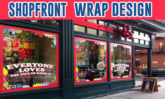 Gig Preview - Do amazing store front, shop front window graphic