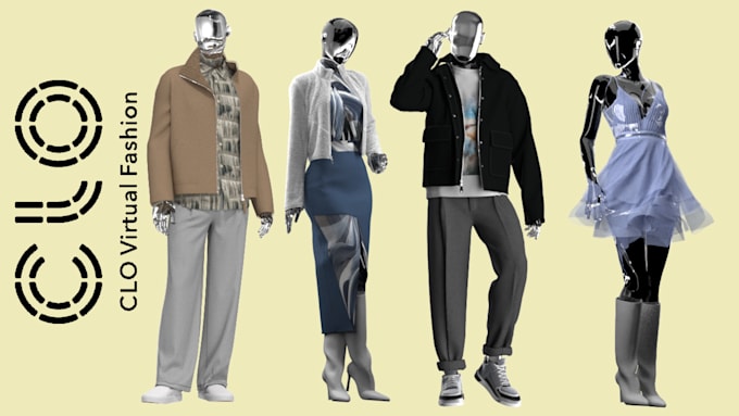 Gig Preview - Create 3d fashion clothes in clo 3d