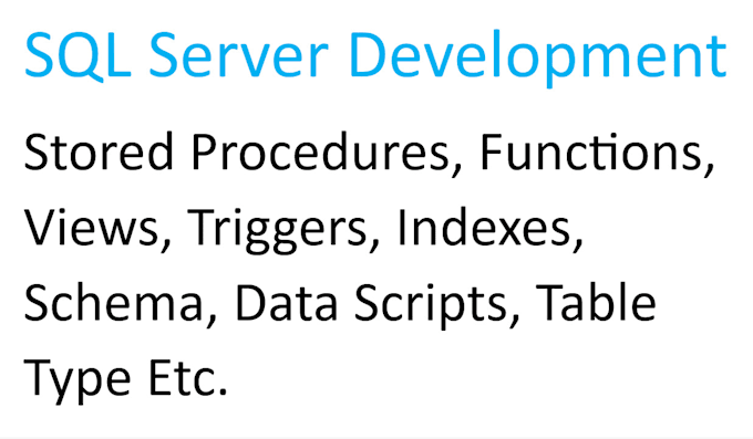 Gig Preview - Write sql queries using sql server and create ssis packages