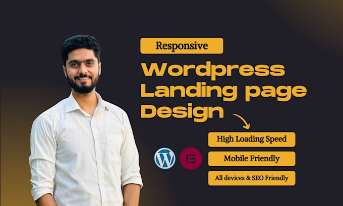 Gig Preview - Build responsive wordpress landing page design