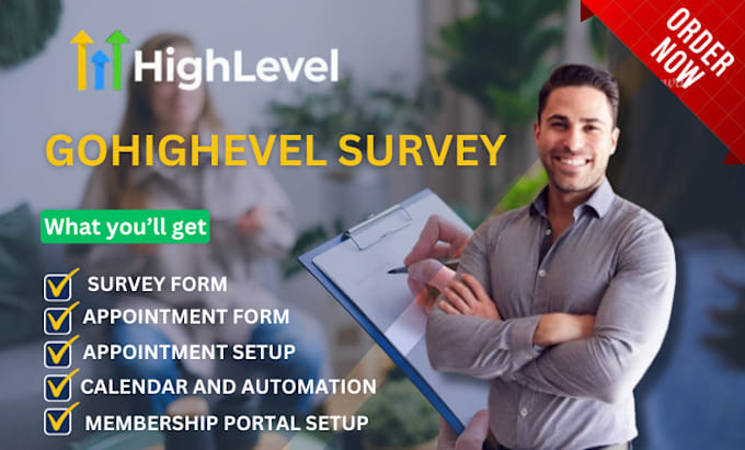 Gig Preview - Setup gohighlevel clio tekmatix forms surveys calendar appointment automations