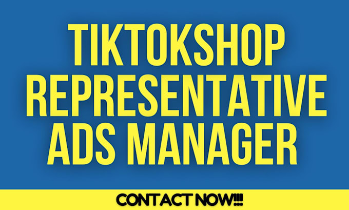 Gig Preview - Be your listing and tiktokshop representative ads manager and tiktok promoter