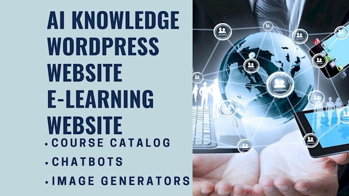 Bestseller - build professional elearning website ai knowledge website educational website