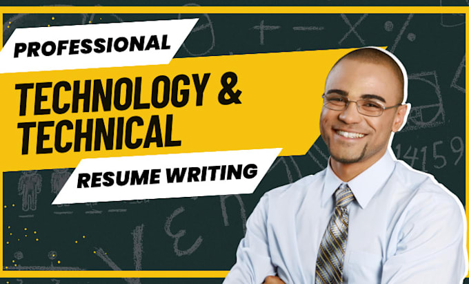 Gig Preview - Write and revamp your technology resume, engineering information technology CV