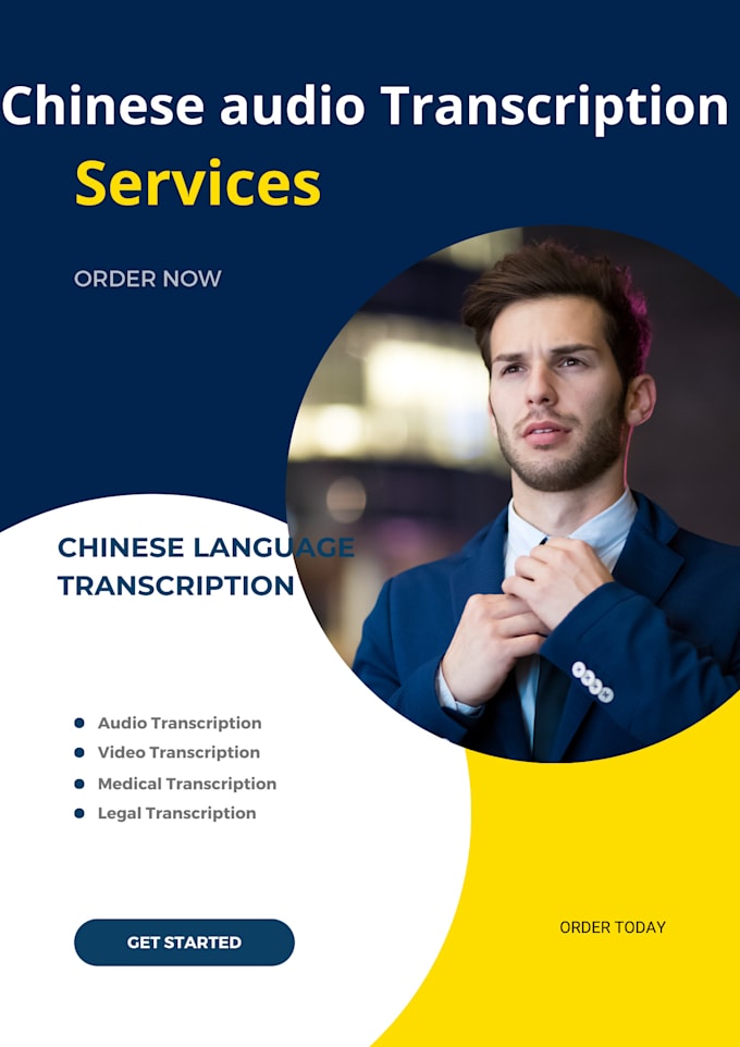 Gig Preview - Transcribe your chinese language audio to english text