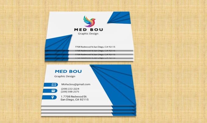 Gig Preview - Do professional modern business card design