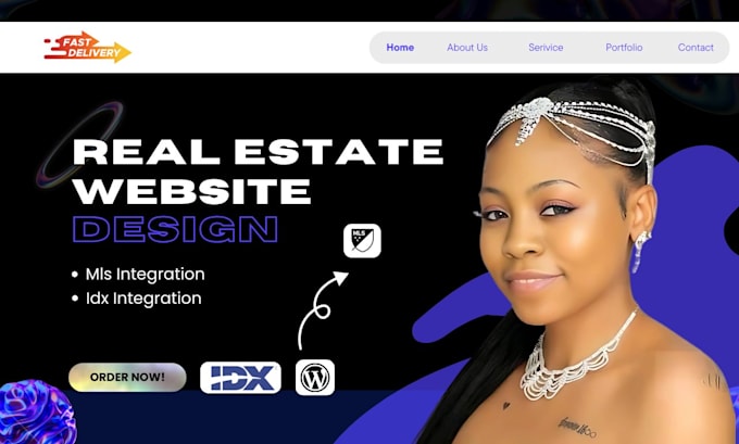 Gig Preview - Real estate website mls website idx website investment website realtor website