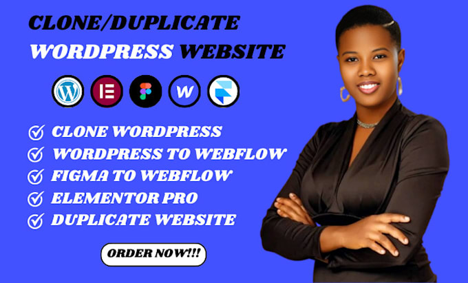 Bestseller - clone, copy, duplicate website to wordpress website webflow wordpress duplicate