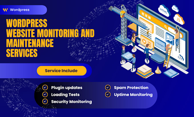 Bestseller - do monthly wordpress website maintenance monitoring services