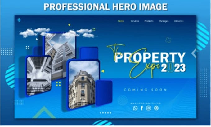 Bestseller - design web banners hero image editing and  slider hero image cover