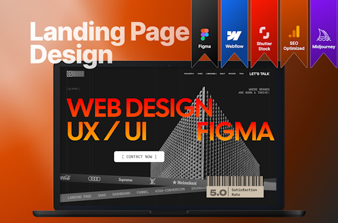 Gig Preview - Design a high converting landing page for your business