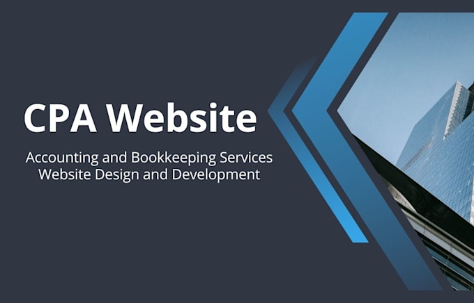 Gig Preview - Buil a CPA website with client portal for documents sharing