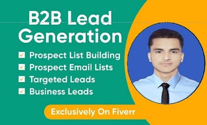 Gig Preview - Do b2b lead generation and build prospect email list