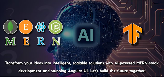 Gig Preview - Be your ai mern stack developer with stunnign angular UI design