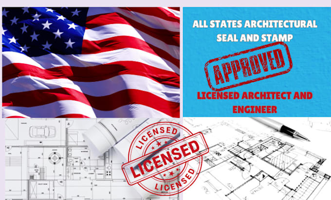 Gig Preview - Design architectural floor plan with stamp and seal for city permit