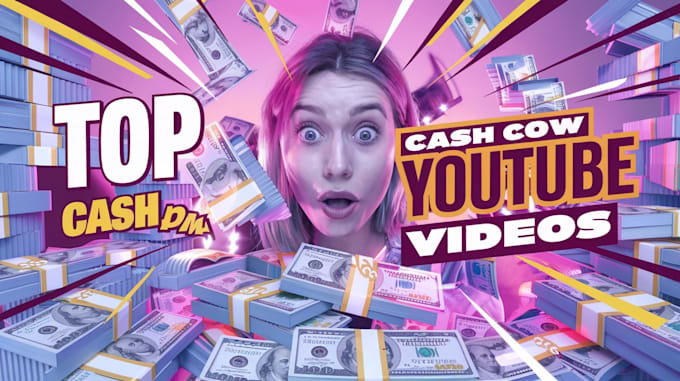 Gig Preview - Make youtube cash cow videos and faceless cash cow automation