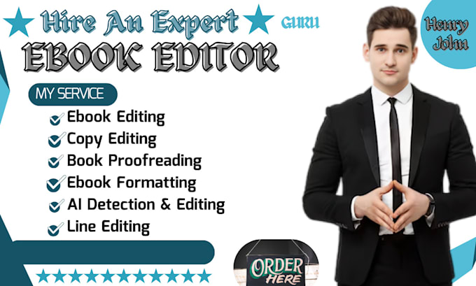 Gig Preview - Do copy editing, proofreading and manuscript evaluation services for academic