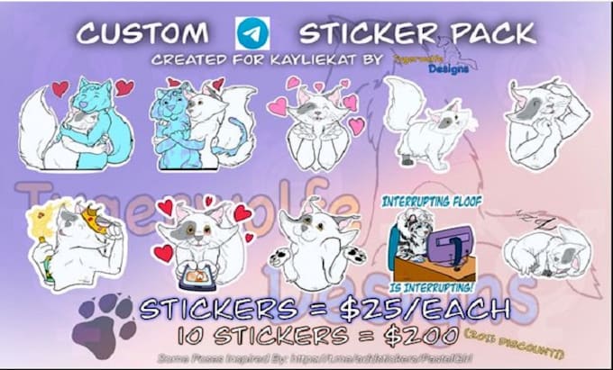 Gig Preview - Do crypto telegram stickers cartoon stickers for telegram animated stickers