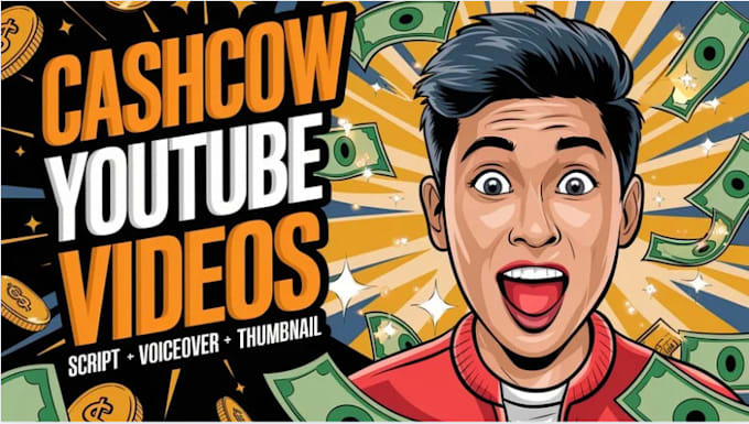 Gig Preview - Create youtube top 10 faceless cash cow video, cash cow faceless video editing