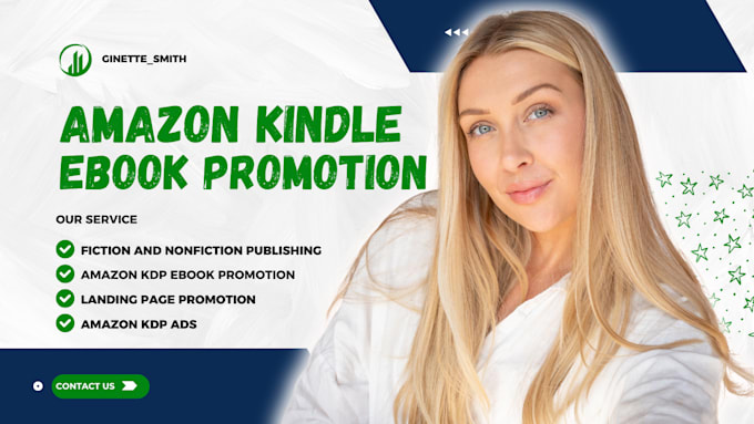 Gig Preview - Do amazon kdp book publishing for amazon kdp ebook promotion, amazon kdp ads