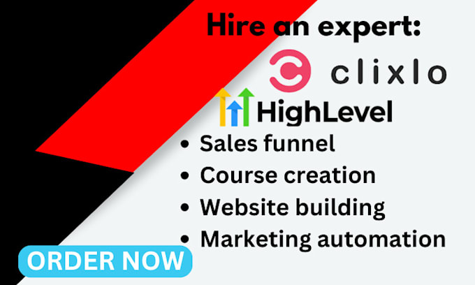 Gig Preview - Clixlo marketing automation clixlo to gohighlevel integration and workflow setup