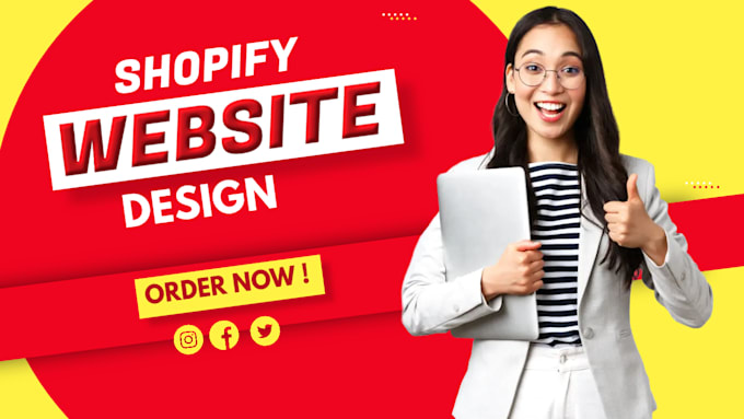 Gig Preview - Shopify website design your store website