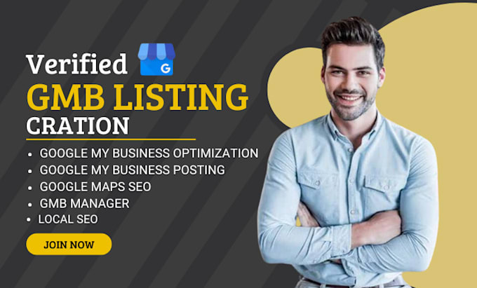 Gig Preview - Create verified google my business profile, gmp listing optimization for ranking