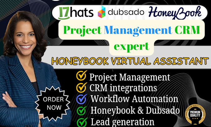 Gig Preview - Set honeybook automation dubsado 17hats project management workflow